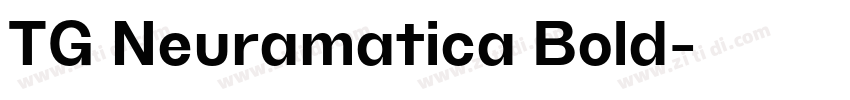 TG Neuramatica Bold字体转换